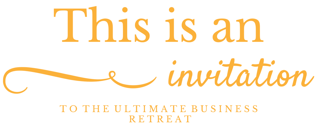 This is an invitation to the ultimate business retreat