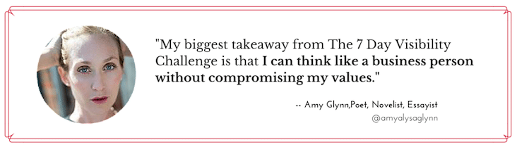 Amy Glynn Testimonial